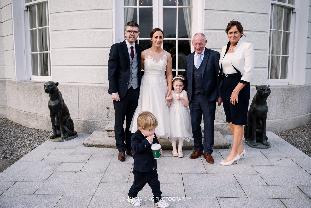 Intimate Irish Family Elopement Wedding - K Club